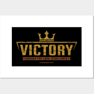 Victory In Jesus Bible Christ Posters and Art